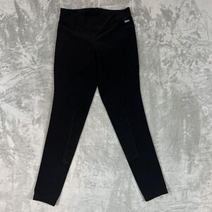 Kerrits Breeches Womens Large Microcord Knee Patch Riding Leggings Equestrian